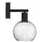 Access Lighting Port Nine Burgundy, Burgundy LED Wall Sconce, Matte Black Finish, Seeded Glass 63145LEDD-MBL/SDG - alternate 4